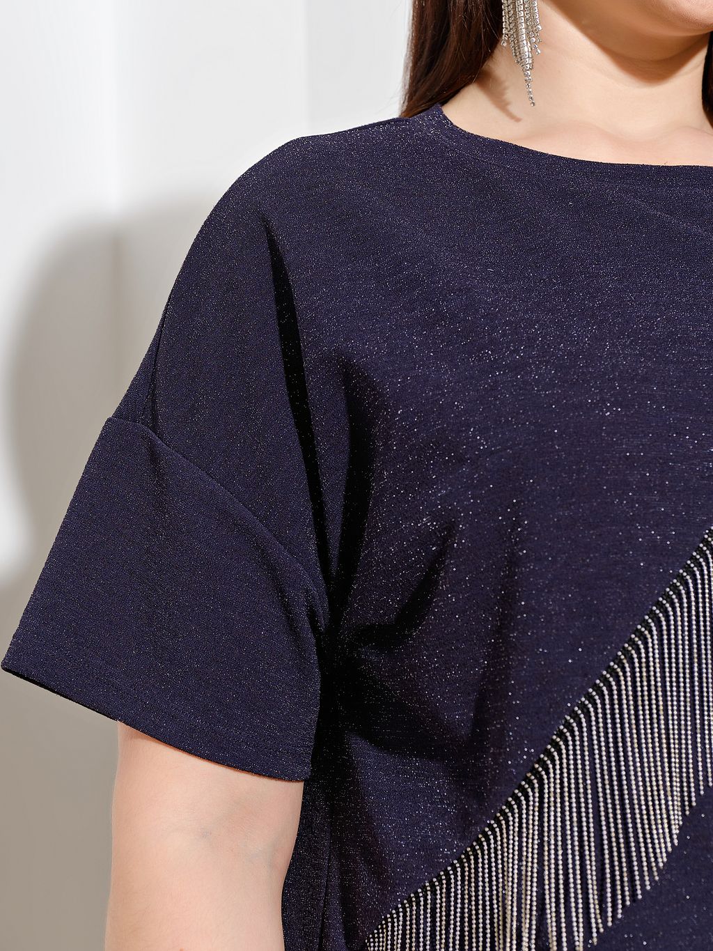 Джемпер 0087-26 тёмно-синий - Dora фото 9