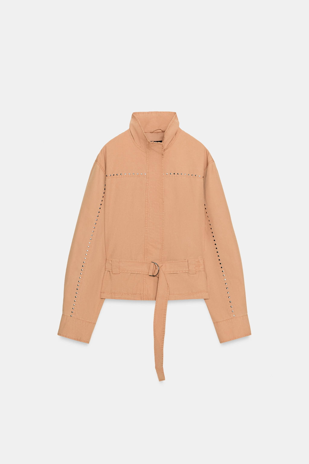 CHAQUETA TACHAS CINTUR?N / Melocot?n - Zara фото 5