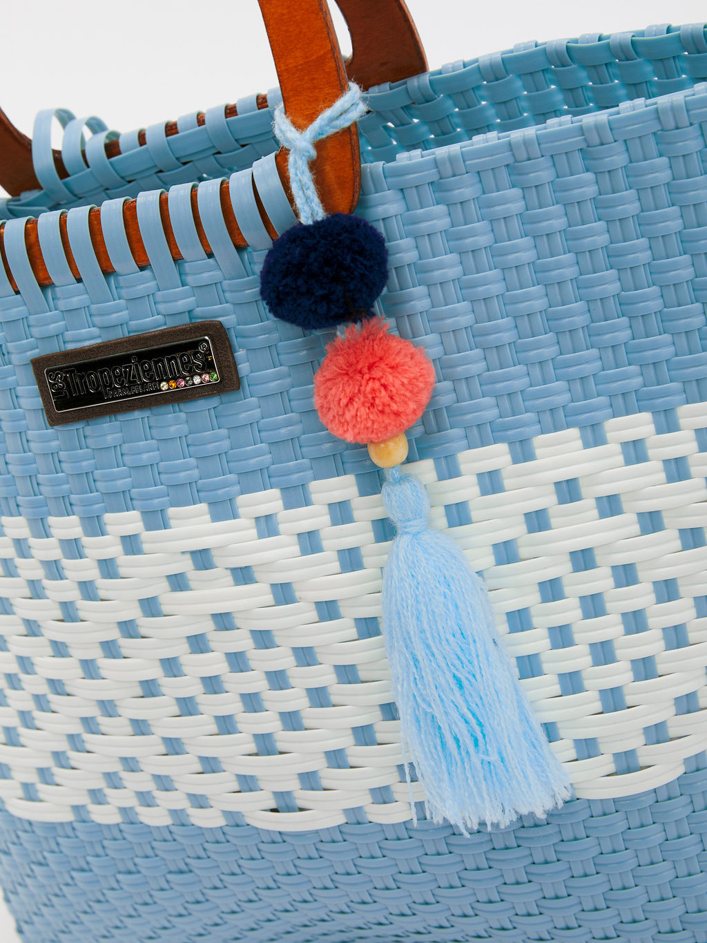 Сумка летняя с ручками LES TROPEZIENNES Артикул 2844785, голубой  фото 3