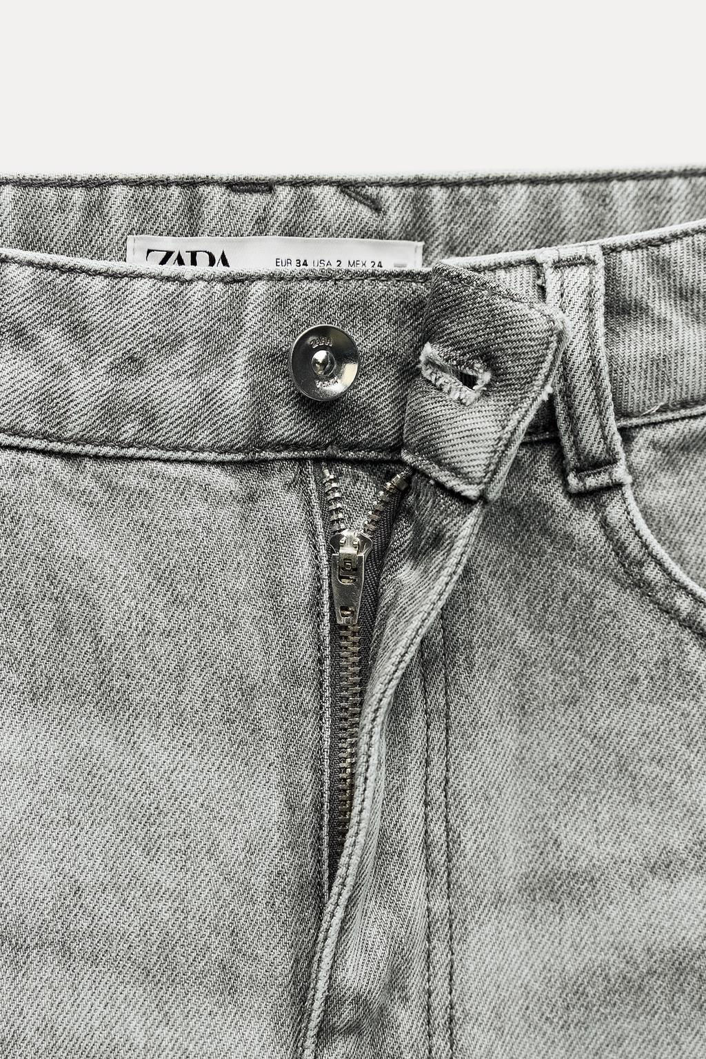 Z1975 HIGH-WAIST SHORTS WITH VENTS AT THE HEM - Zara фото 7