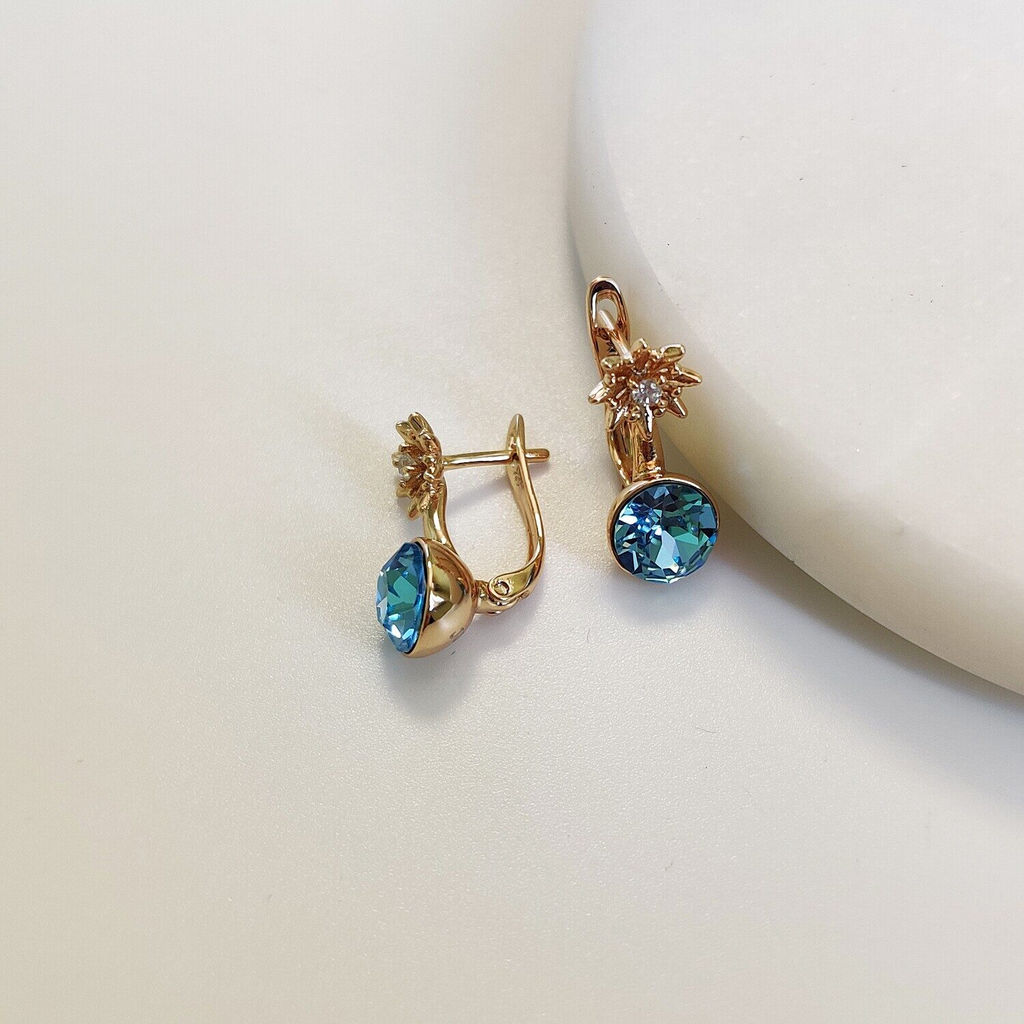 Серьги с кристаллами Swarovski