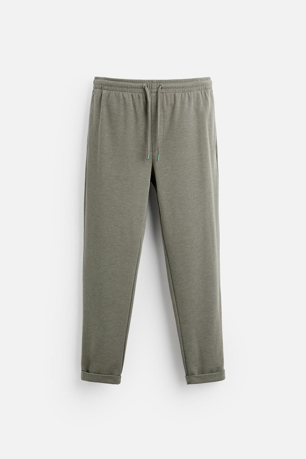 COMFORT REGULAR FIT TROUSERS - Zara фото 30