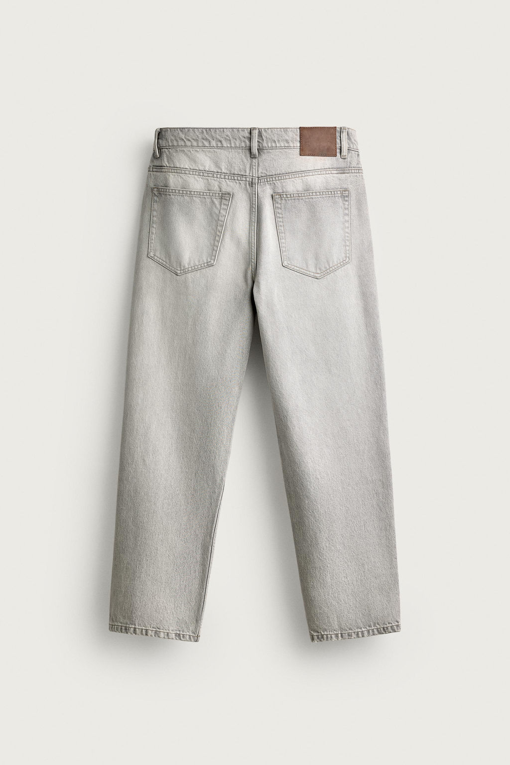 JEANS STRAIGHT ANKLE FIT / Gris claro - Zara фото 7