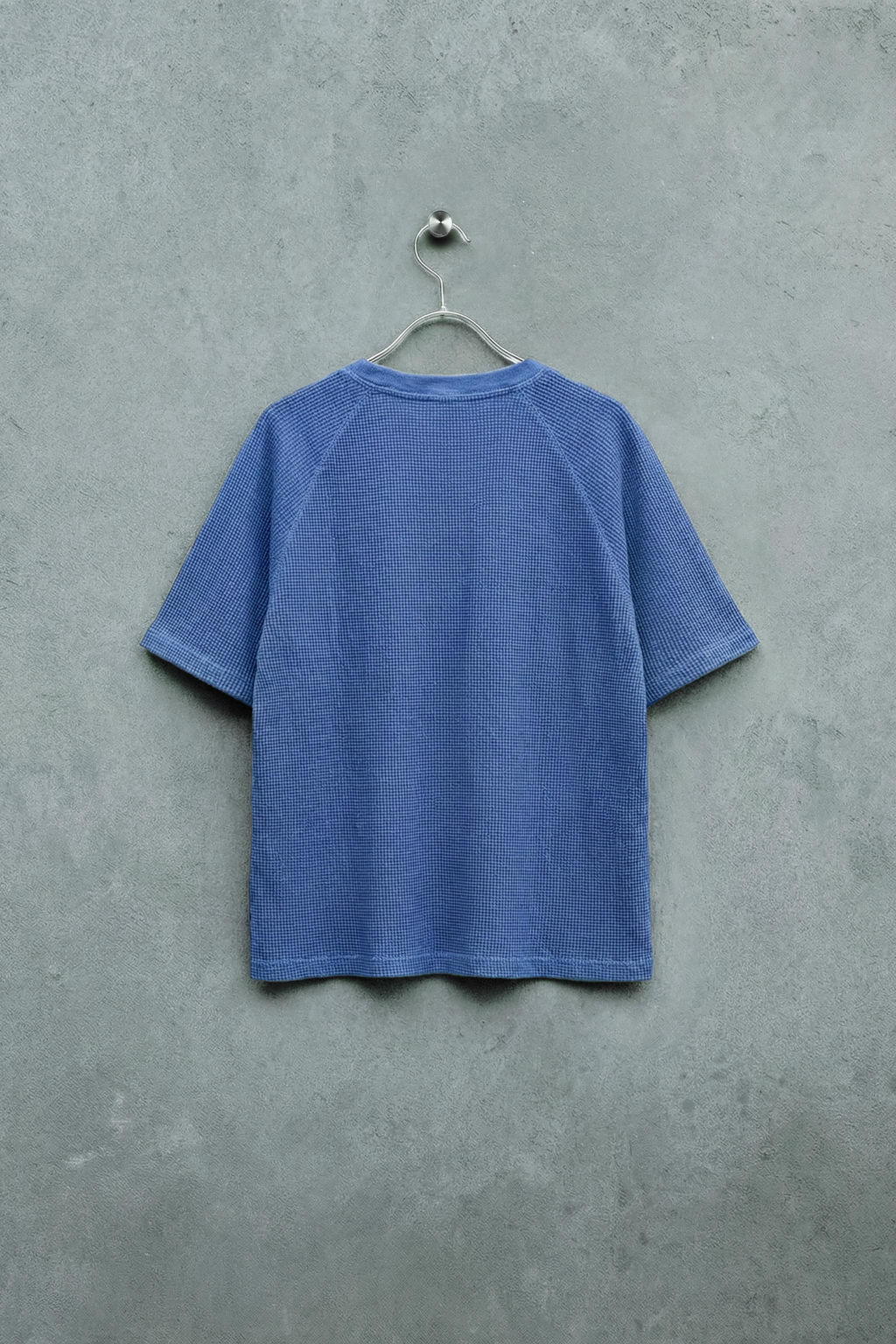 STORIESZ - CAMISETA CUELLO PANADERO WAFFLE / Azul - Zara фото 2