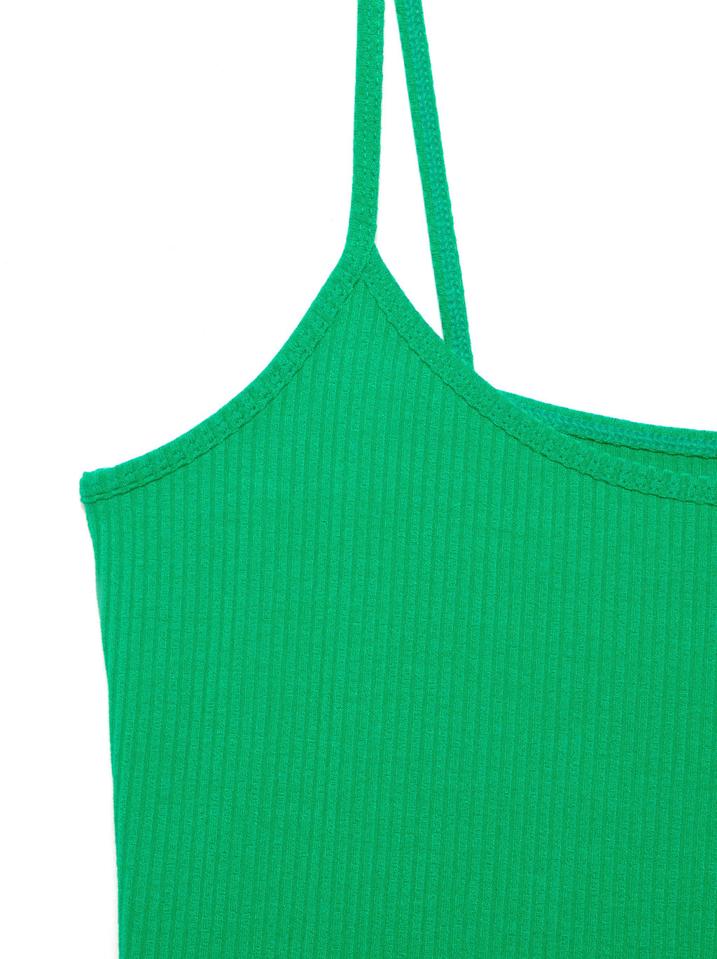 CONTE Легкий топ из вискозы на тонких бретелях LD 1121 green garden