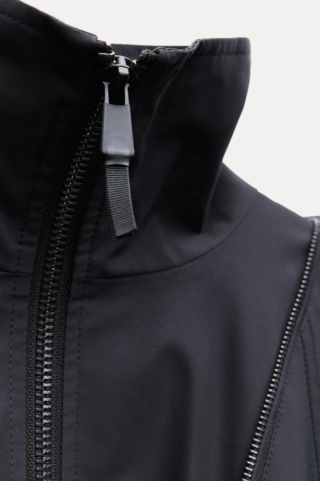 WATER-REPELLENT OVERSIZED CAPE ZW COLLECTION - Zara фото 8