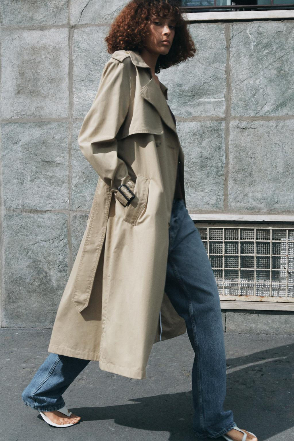 WATER-REPELLENT TRENCH COAT, ZW COLLECTION - Zara фото 2
