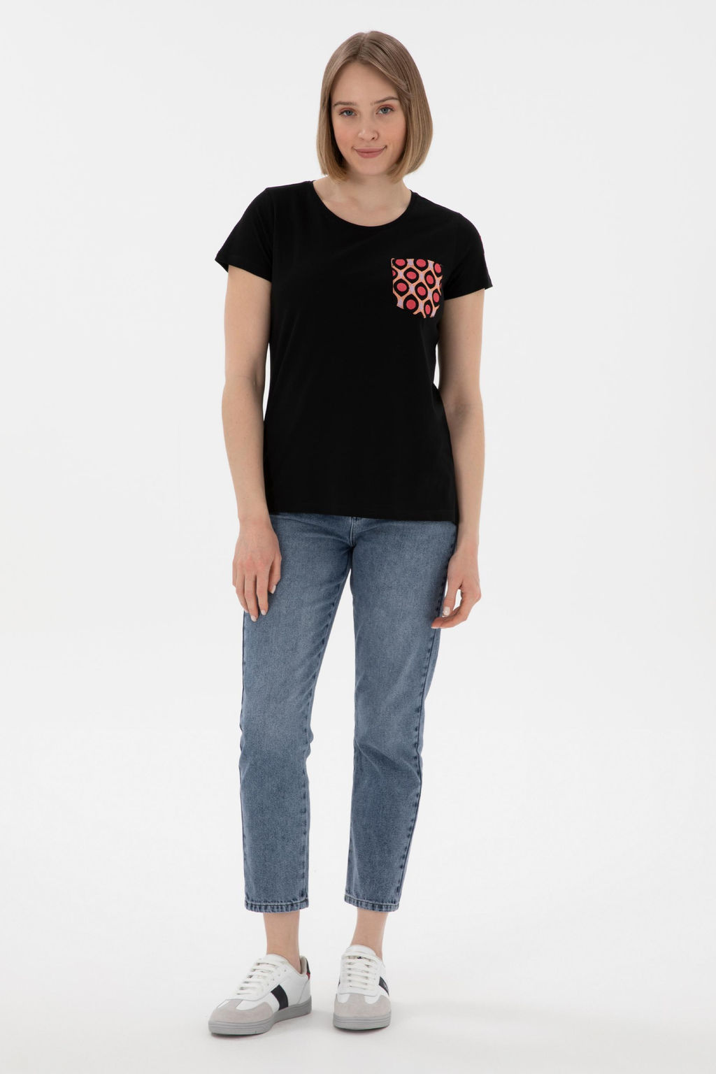 Kad_n Siyah Ti__rt Sepette S_rpriz _ndirim - U.s. polo assn фото 4