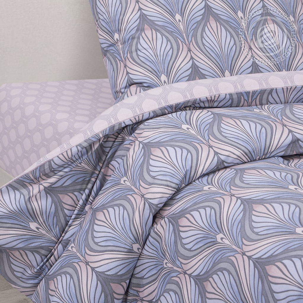 Постельное белье Каскад (поплин DE LUXE) 1,5 сп./Пододеяльник: 1 шт. - 215*145; Простыня: 1 шт. - 215*150; Наволочка: 2 шт. - 70*70; DE LUXE - Артпостель фото 3