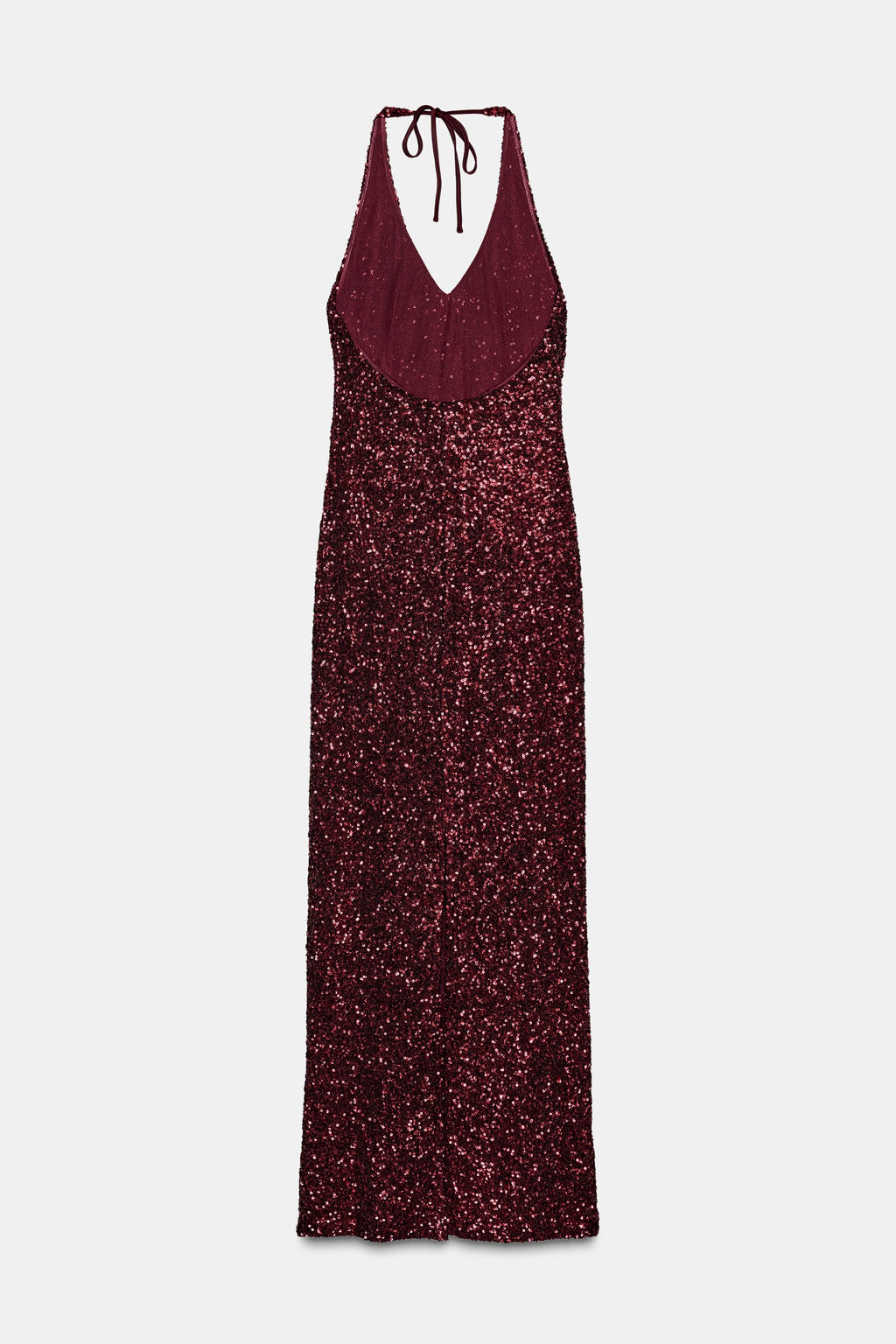 V-NECK SEQUIN DRESS - Zara фото 8