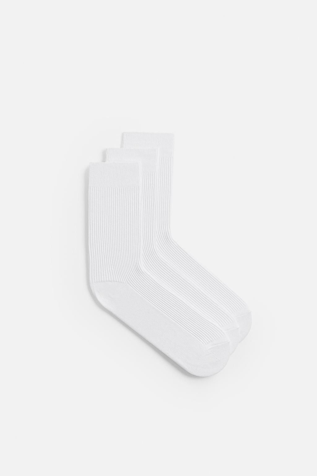 PACK OF 3 RIBBED SOCKS - Zara фото 2
