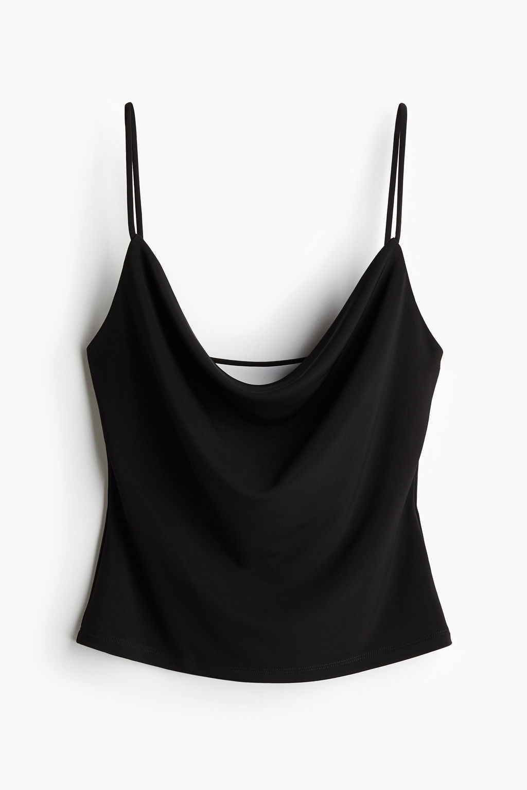 Top de tirantes espagueti con escote drapeado - H&m фото 7