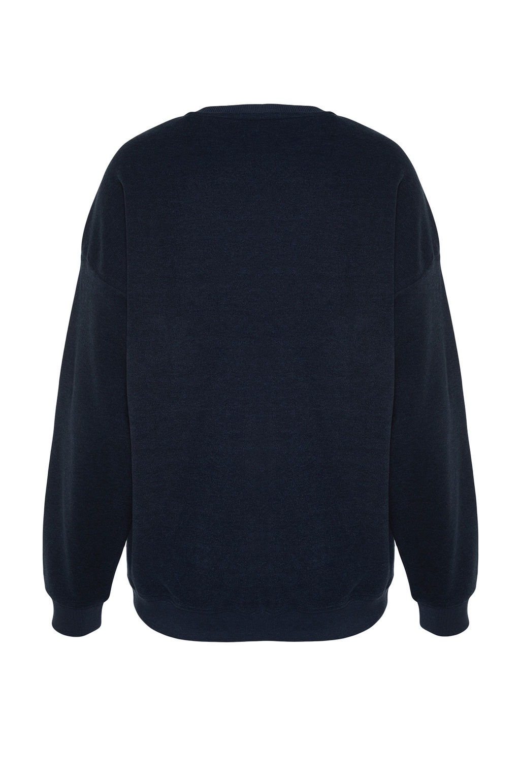 TRENDYOL MAN Lacivert Oversize/Genis Kesim Yumusak Dokulu Kolej Temal? Sweatshirt TMNAW24SW00245 - Trendyolmilla фото 8