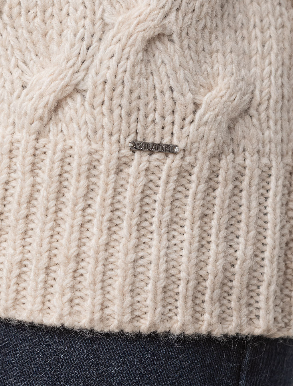 VILATTE / Джемпер крупной вязки из уютной пряжи с ангорой и мохером фото 5