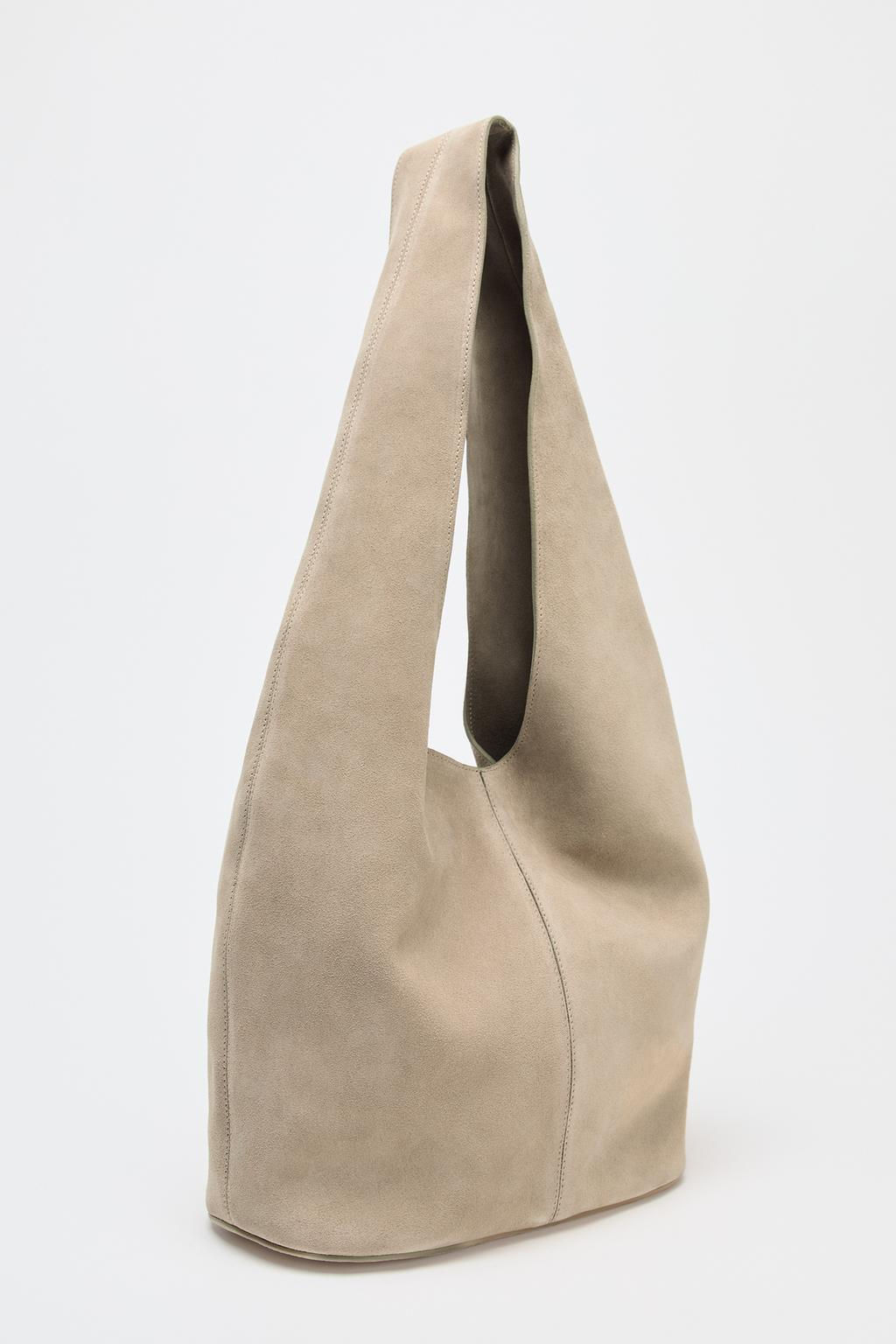 SPLIT SUEDE SHOULDER BAG - Zara фото 3