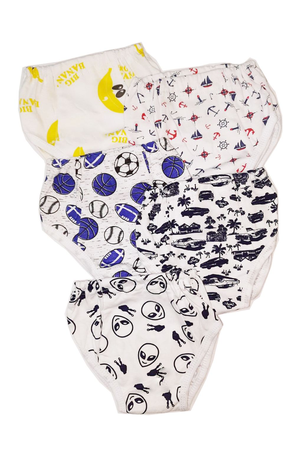 Трусы-плавки для мальчика, цвет микс, 10 шт., Т-06