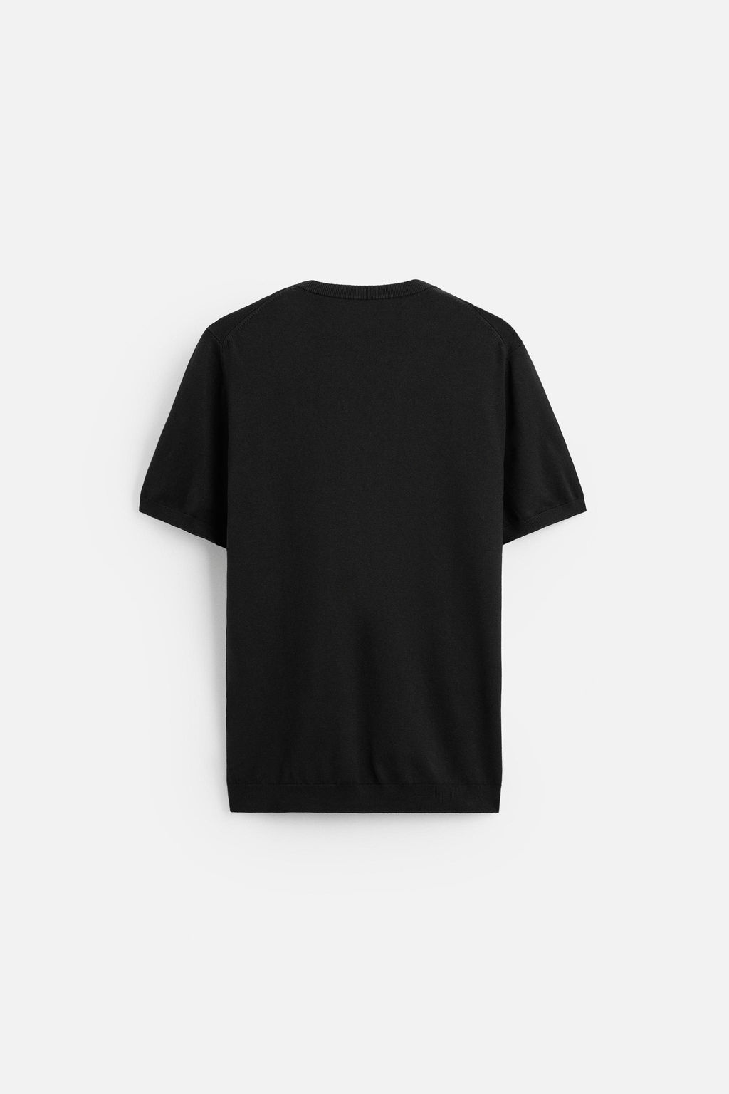 REGULAR FIT KNIT T-SHIRT - Zara фото 8