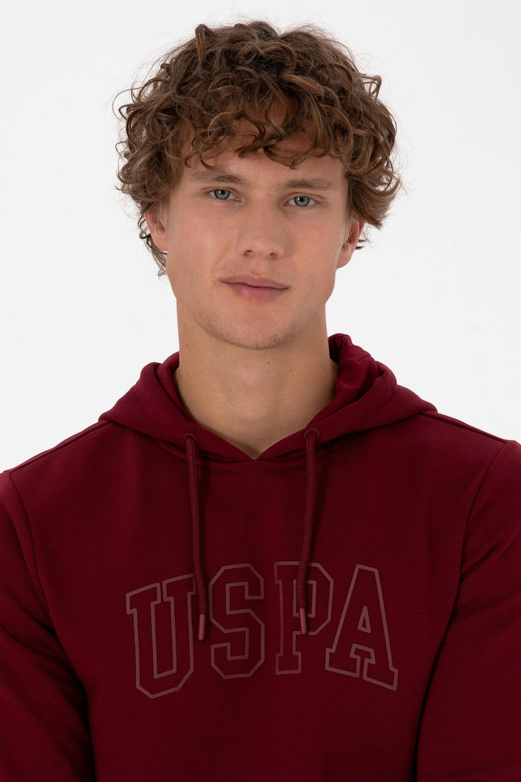 Erkek Regular Fit Kap__onlu Bordo Basic Sweatshirt Sepette S_rpriz _ndirim