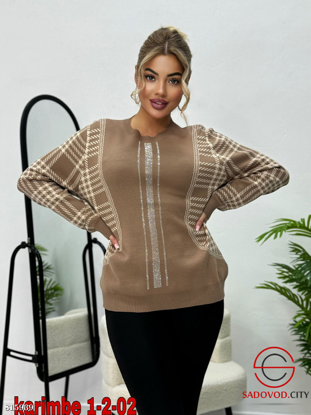 Кофта оверсайз женская - Bruno фото 6