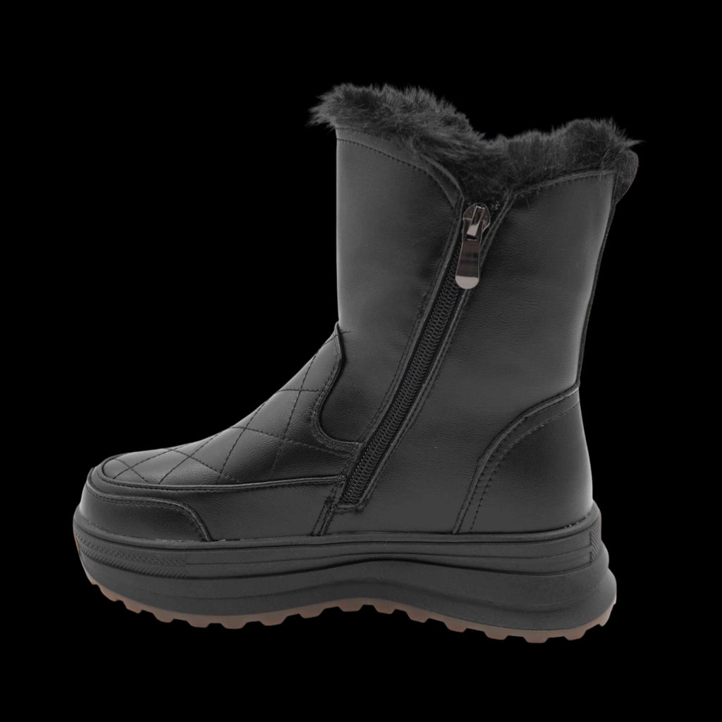 Ботинки на меху 812-2-1 черные