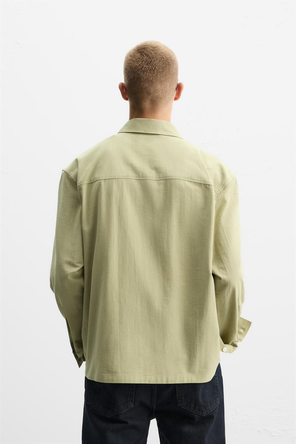 TEXTURED RELAXED FIT SHIRT - Zara фото 11