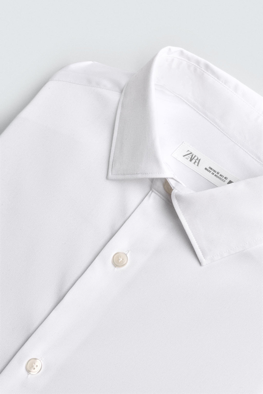 SLIM FIT SHIRT WITH CUFFLINKS - Zara фото 9