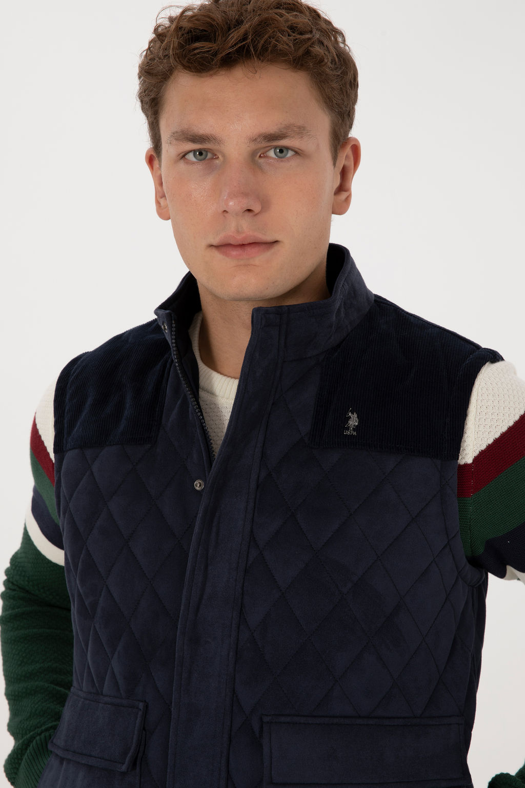 Erkek Lacivert Deri Yelek - U.s. polo assn фото 2