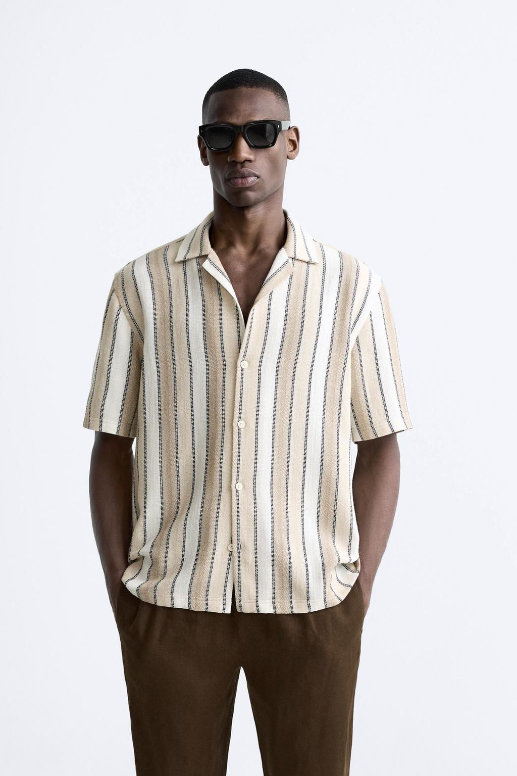 CIZGILI DOKULU GOMLEK - Zara фото 12