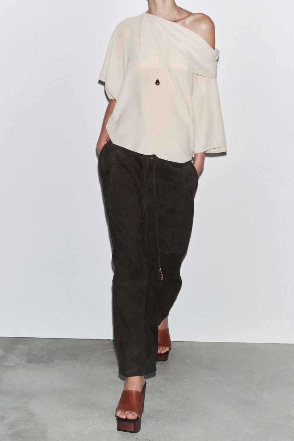 PLAIN KNIT LAYERED TOP - Zara фото 11