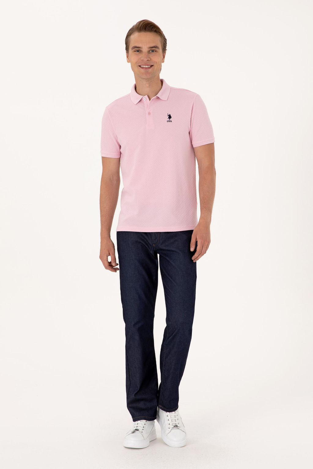 Erkek A__k Pembe Ti__rt - U.s. polo assn фото 4