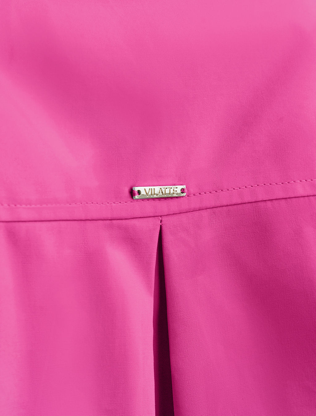 Блузка Vilatte из поплина фуксия  фото 3