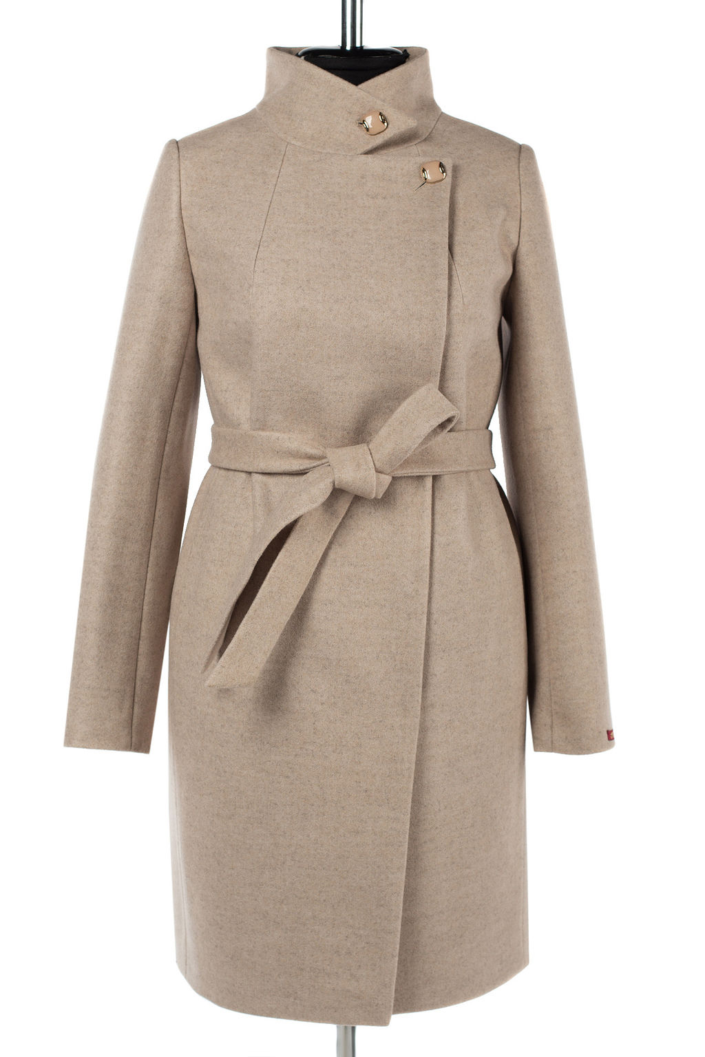 01-10257 Пальто женское демисезонное (пояс)