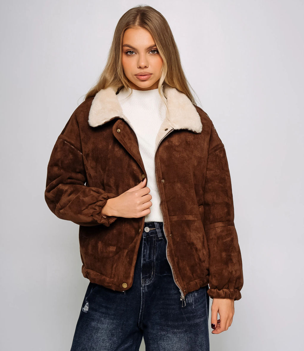 Дублёнка #КТ2232 (3), шоколадный