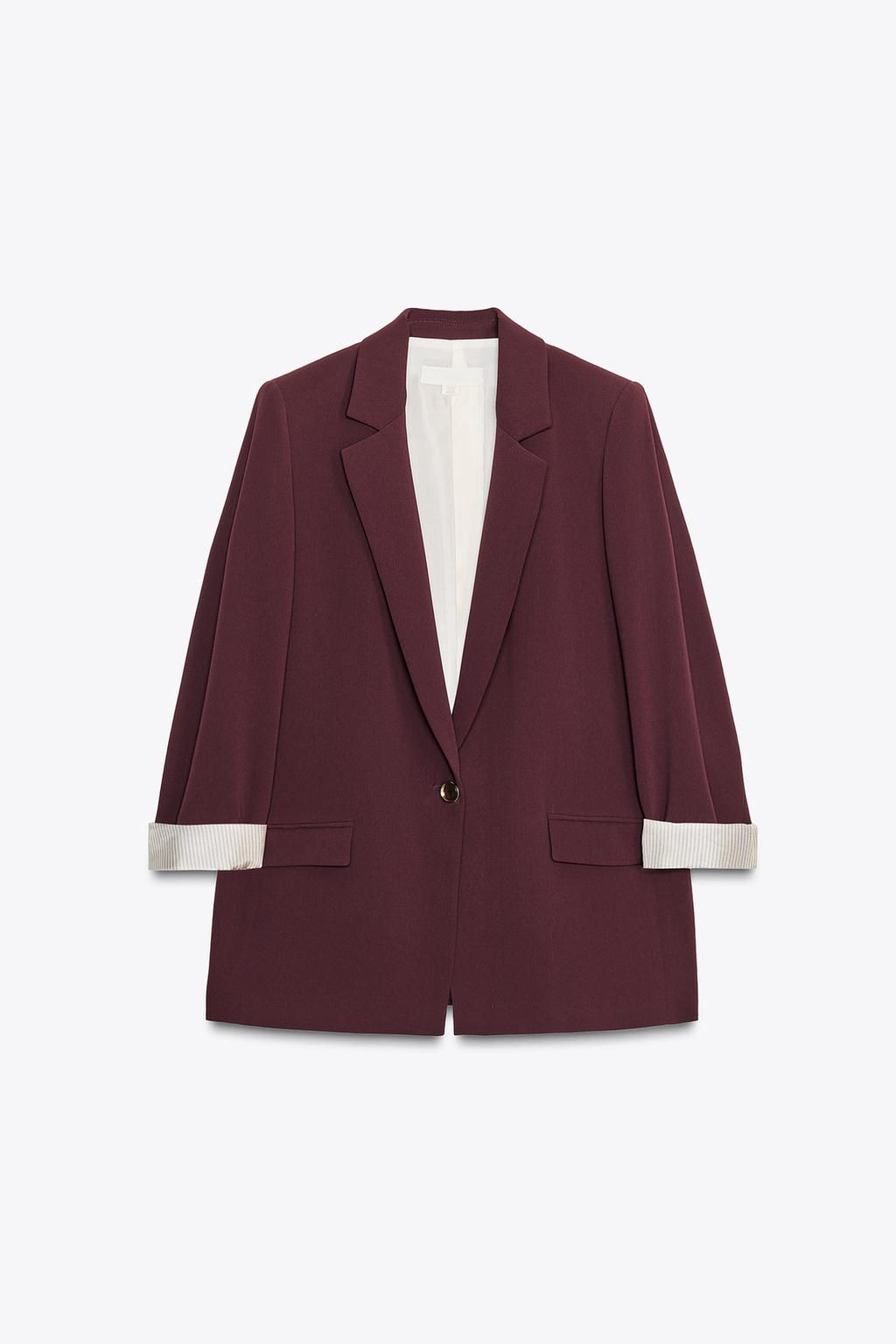 PRINTED CUFF BLAZER - Zara фото 22