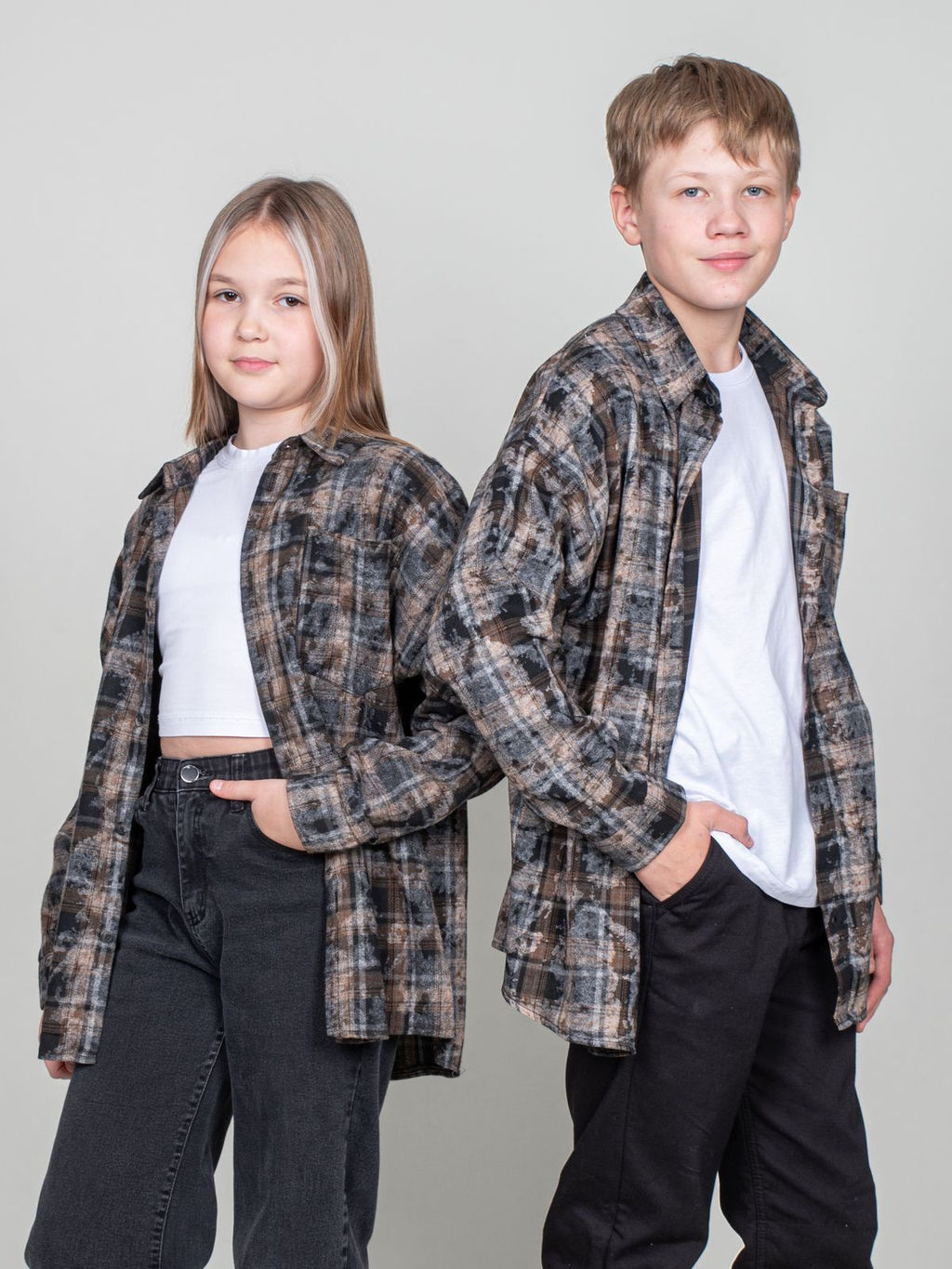 Рубашка 6510 т.синяя клетка 950 Be Friends  фото 14