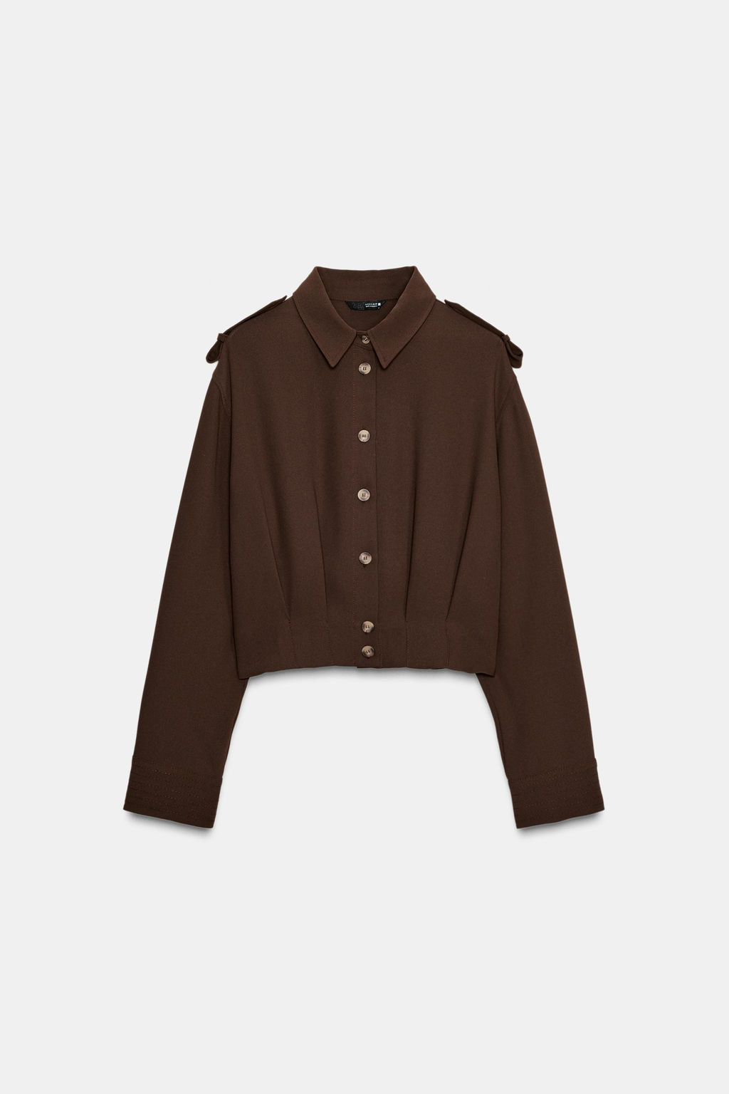 SHIRT WITH SHOULDER TABS