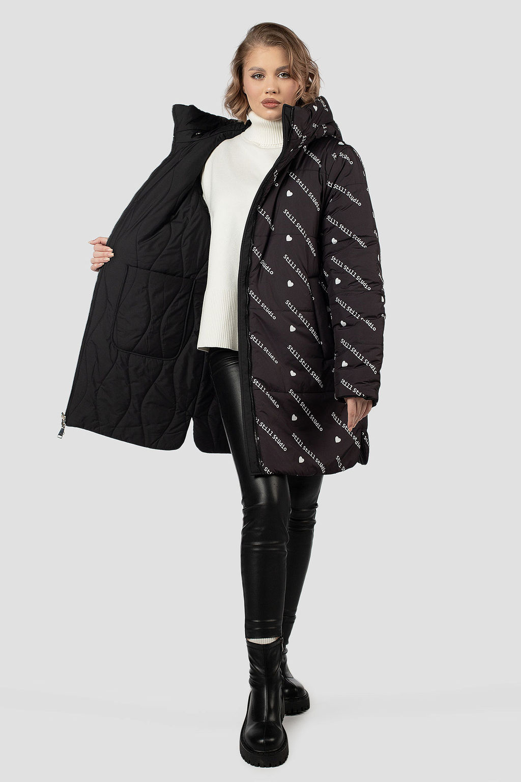 05-2235 Куртка женская зимняя (шерстепон 250) - El podio фото 2