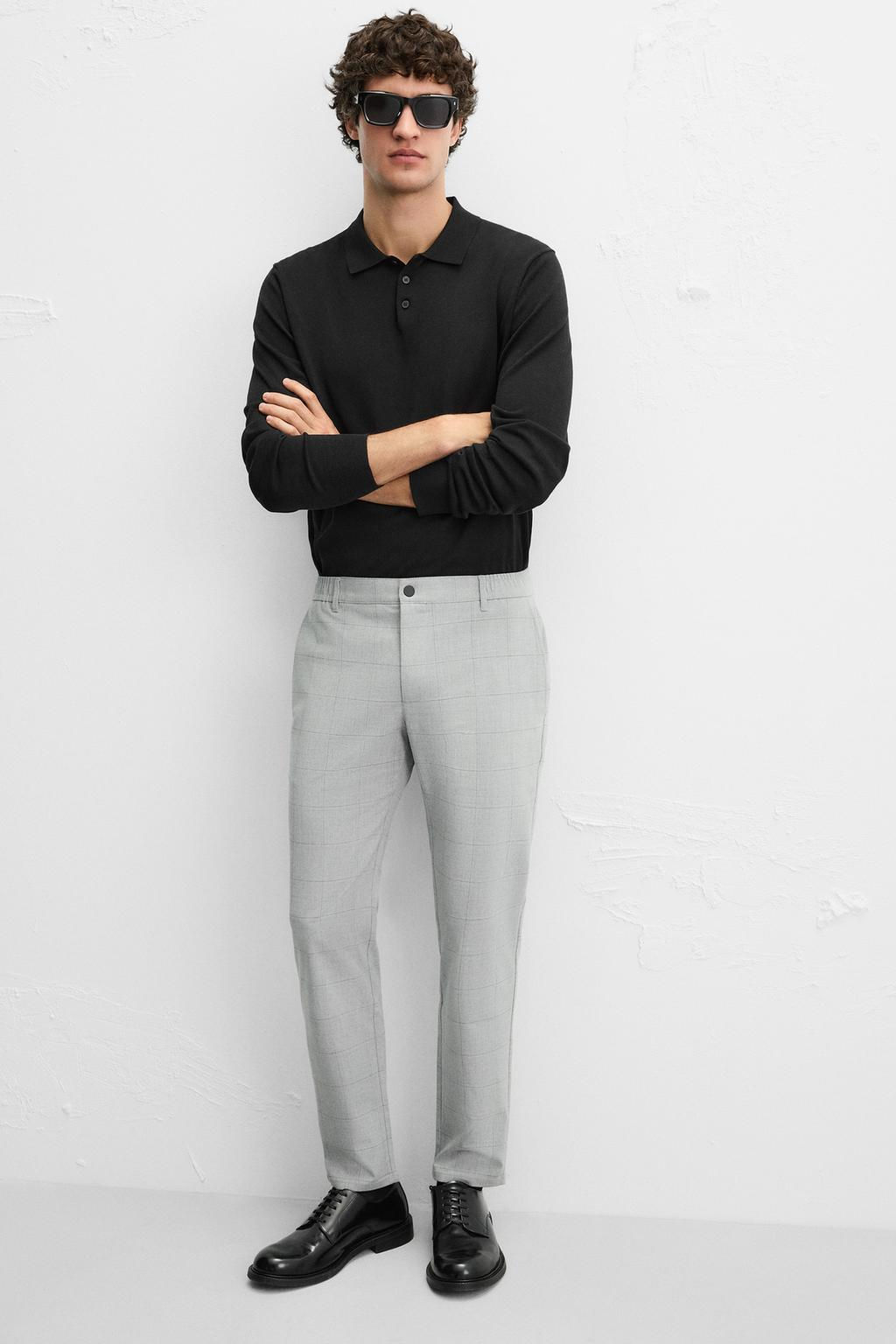 SLIM FIT COMFORT TROUSERS - Zara фото 41