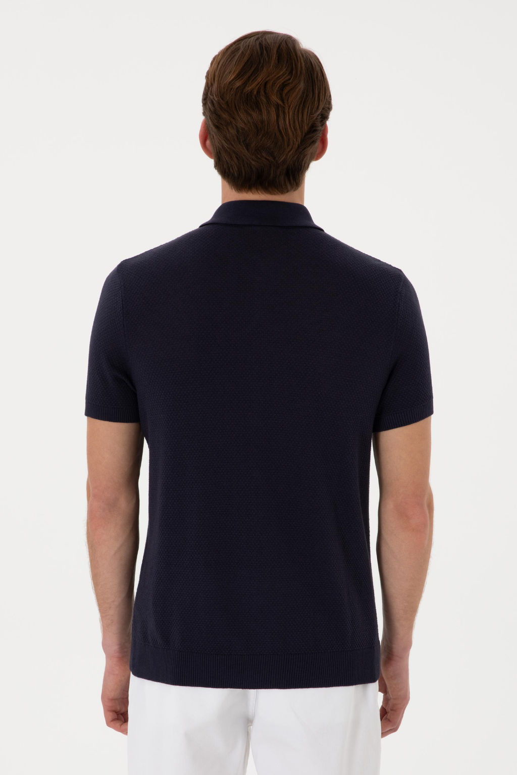 Erkek Regular Fit Lacivert D__meli Triko Ti__rt Sepette S_rpriz _ndirim - U.s. polo assn фото 5