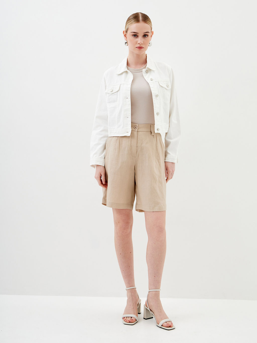 Женские льняные Шорты - Mossmore фото 61