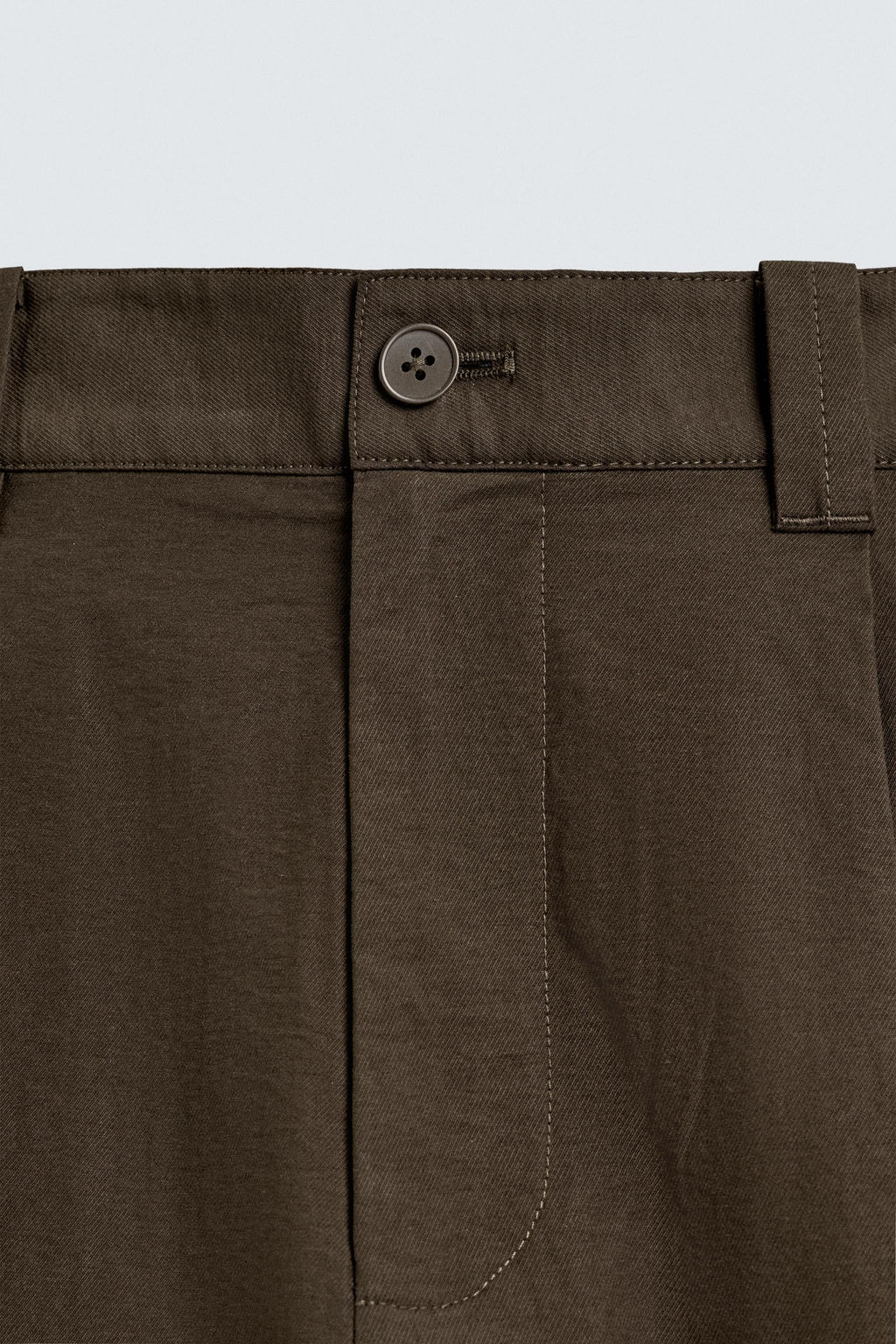 PANTAL?N WIDE FIT PLIEGUES / Marr?n chocolate - Zara фото 8