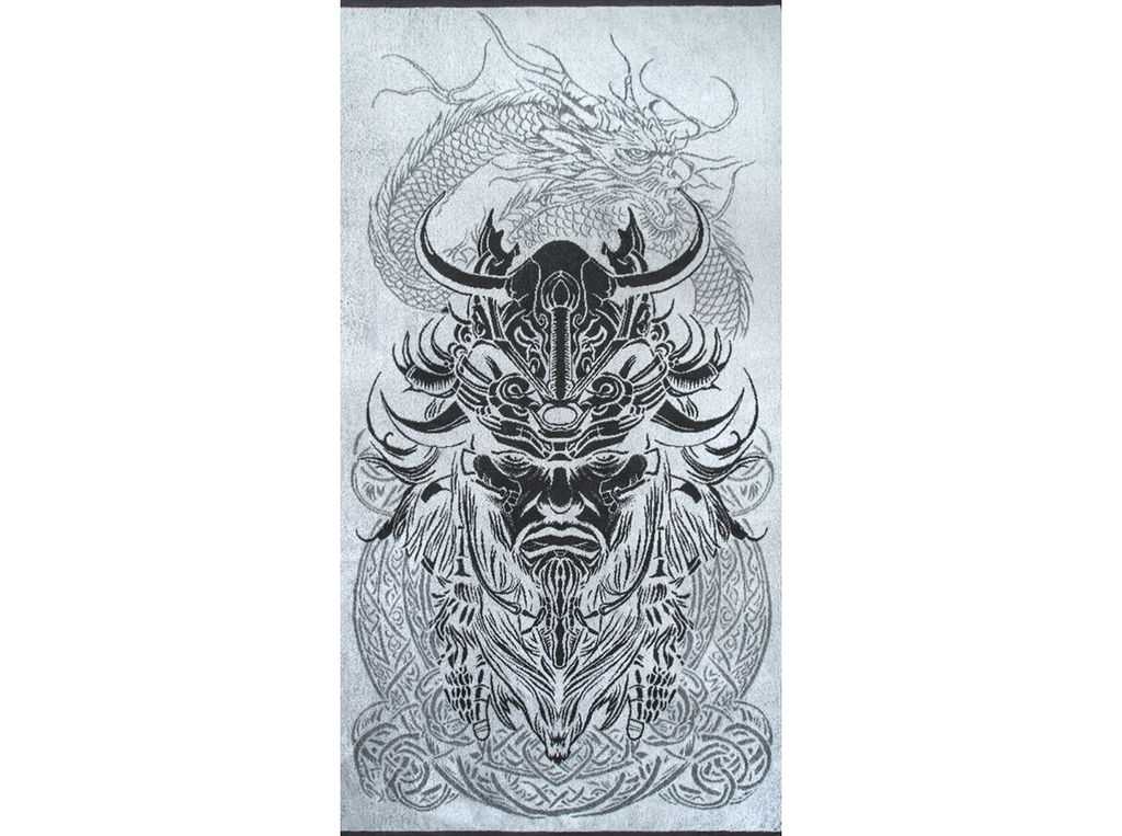 Полотенце махровое 6с102.413ж1 Самурай(антрацит) 81х160см