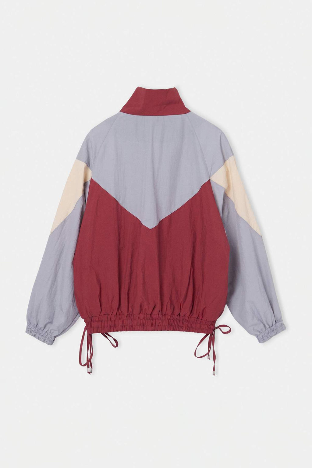 Bordo Oversize Kal_p Renk Bloklu Yazl_k _nce Mont TWOAW27MO00135 - Trendyolmilla фото 10
