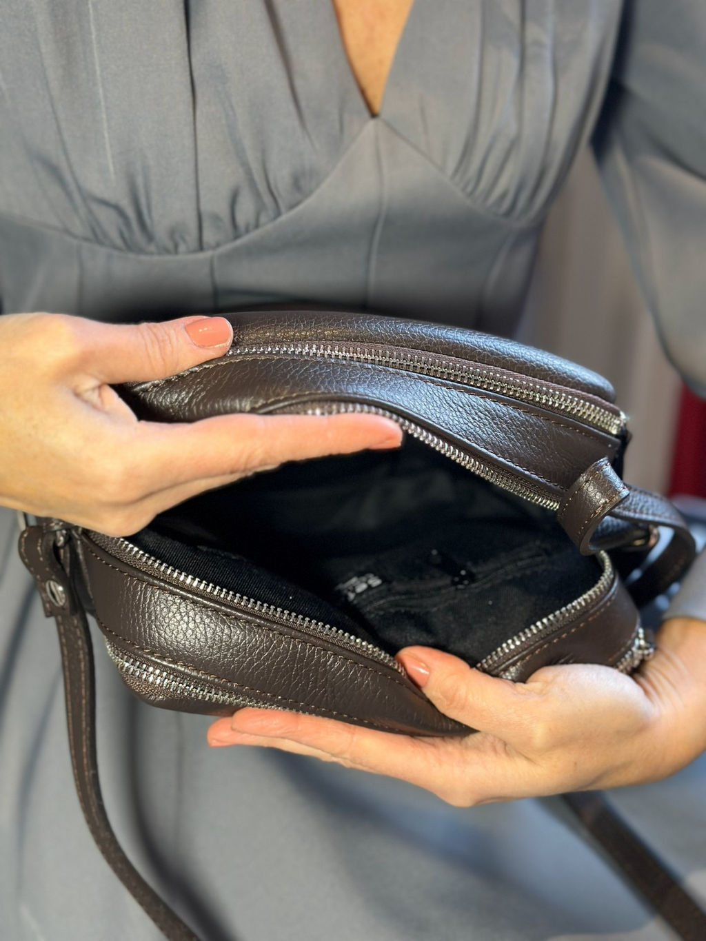 Сумка женская из телячьей кожи