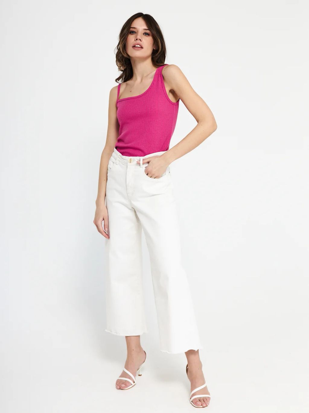 JETTY Ассиметричный топ из вискозы  фото 22