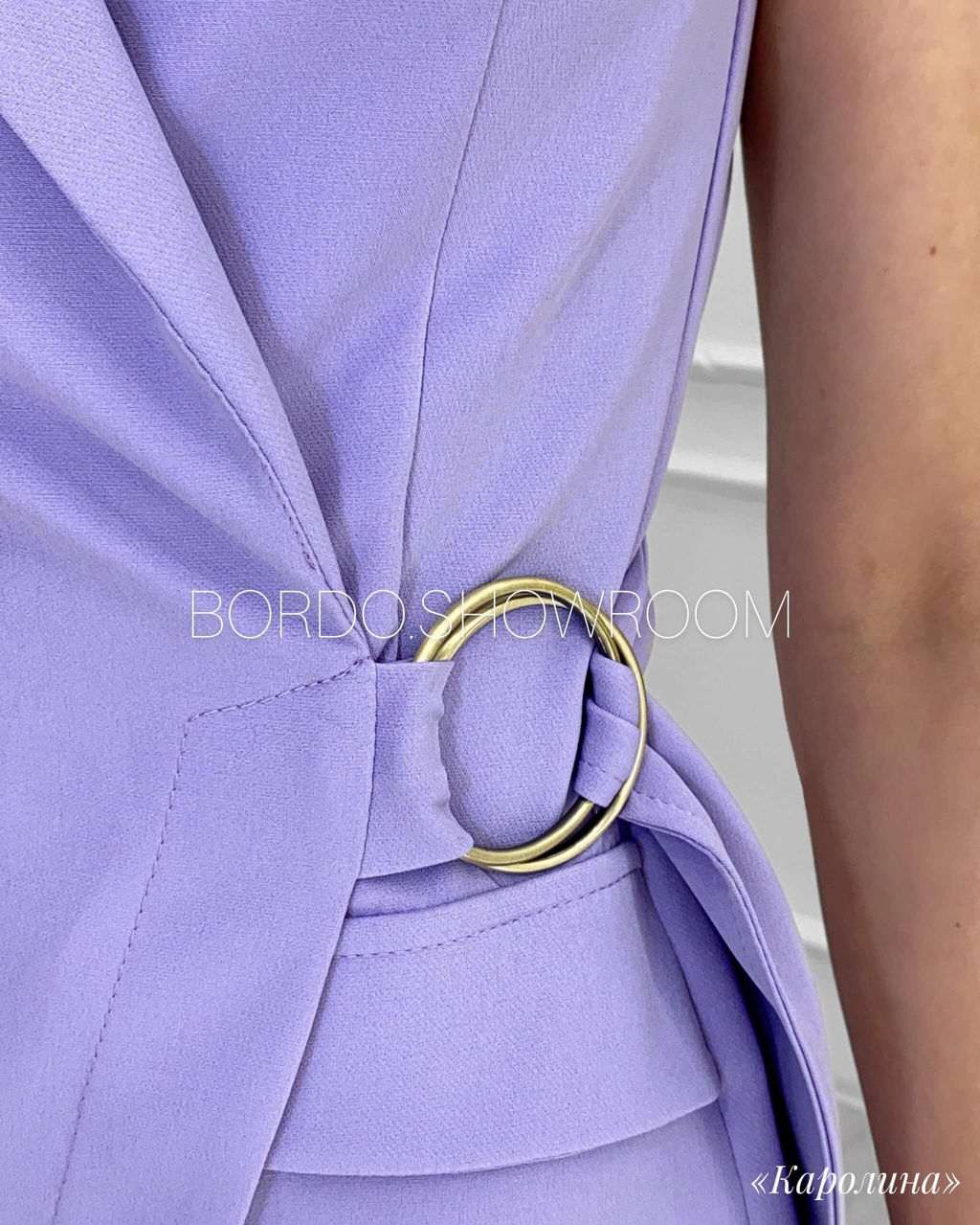 Платье Каролина (фиолетовый) - Nadi bordo фото 2