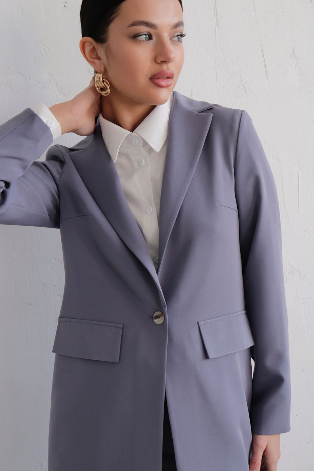 11520 Костюм брючный серый - Martichelli фото 4