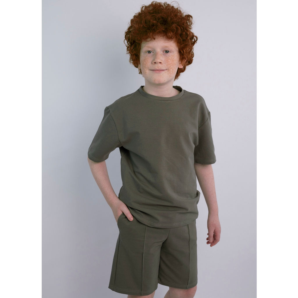 Комплект шорты и футболка футер 2х нитка петля 7424320102 - Youlala фото 5