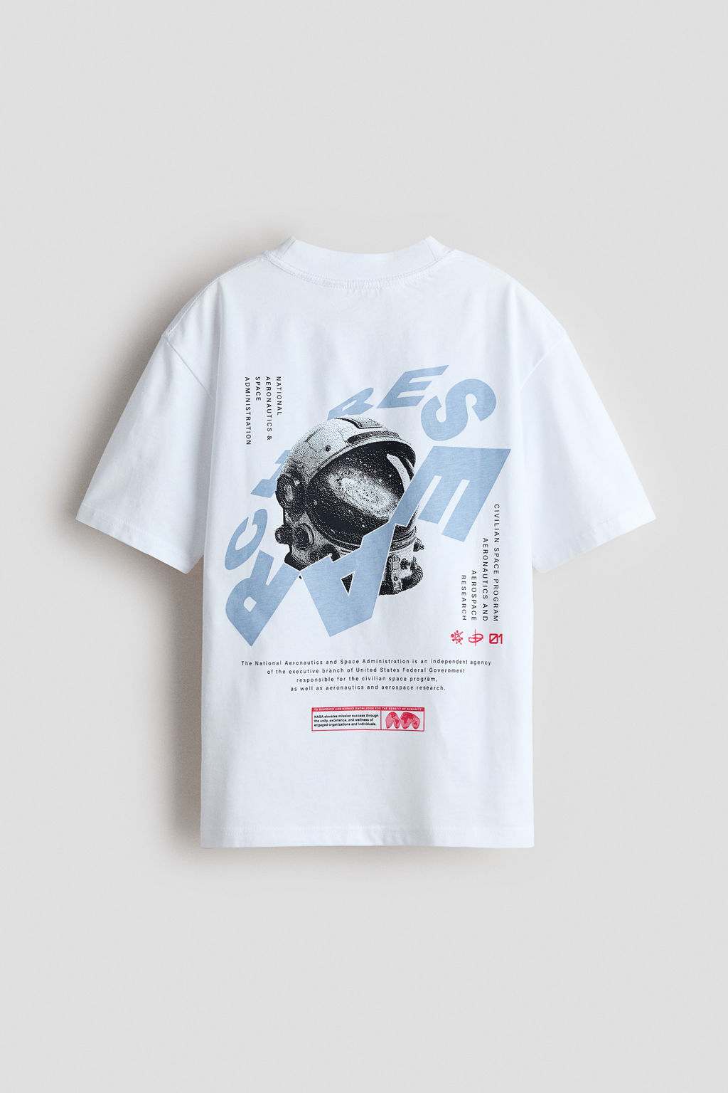 Camiseta estampada de corte holgado - H&m фото 9