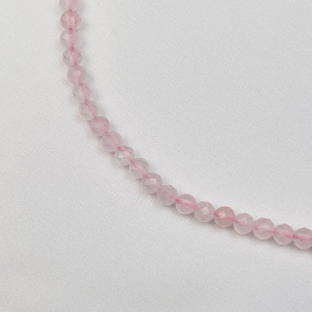 Бусы из Розового кварца 45 см +